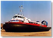 Hovercraft : AP1-88 'SIVERKO' Hovercraft on trials at Ryde prior to shipping to Russia