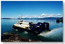 Hovercraft : Well deck AP1-88 Hovercraft : Logistics work in Canada