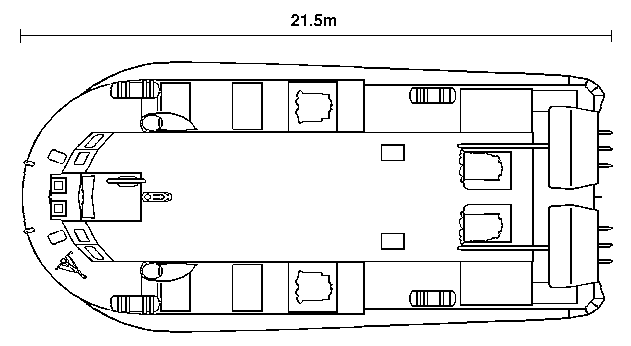 hovercraft : top view